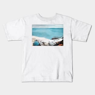 Natural Bridge, Bermuda by Winslow Homer Kids T-Shirt